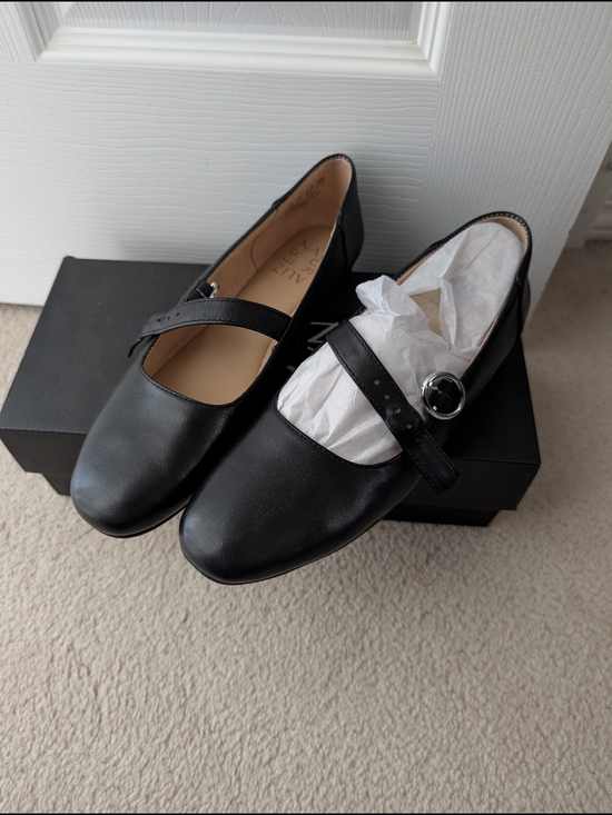 Naturalizer Shoes - New Naturalizer Black Mary Jane Flats with Buckle Strap